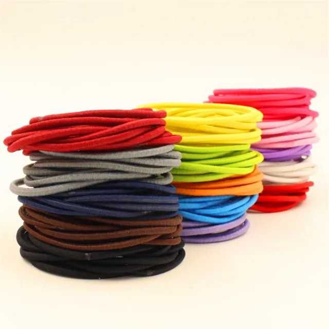 Rubber Girl Band# Hair Ponytail Hair Accessories Elastic Holder Thin Cute 10pcs