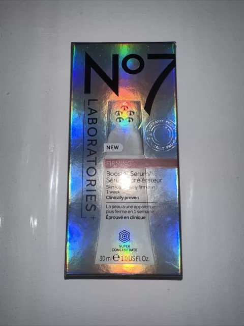 No7 Laboratories Firming Booster Serum 30ml/1.0fl.oz. New In Box SEALED