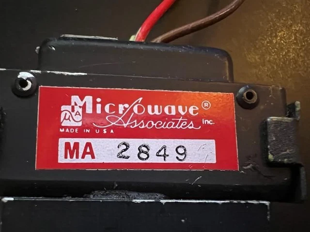 Coaxial Switch Microwave Assoc P/N Ms-2849  Ns Cond #  27468