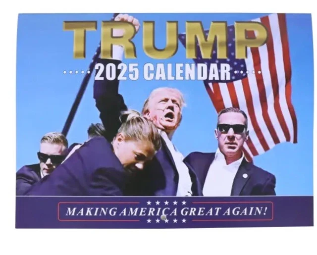 DONALD TRUMP 2025 Calendar Trump 2025 Calendar Trump Planning Calendar ...