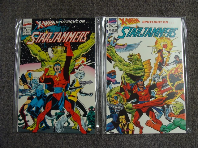 X-Men Spotlight On Starjammers (1990) 2 Book Mini-Series * Marvel Comics *