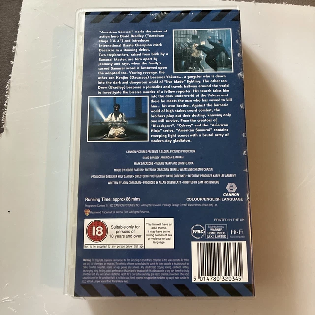 AMERICAN SAMURAI (VHS/SH, 1995) £2.24 - PicClick UK