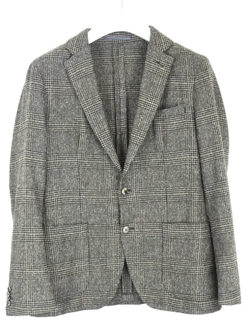 Tommy Hilfiger Tailored Giacca Uomo (Eu) 50 Misto Lana senza Righe con Motivo