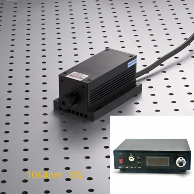 1064nm 3W 3000mW  IR Infrared Module + TTL/Analog + TEC Cooling + 85-265V Power