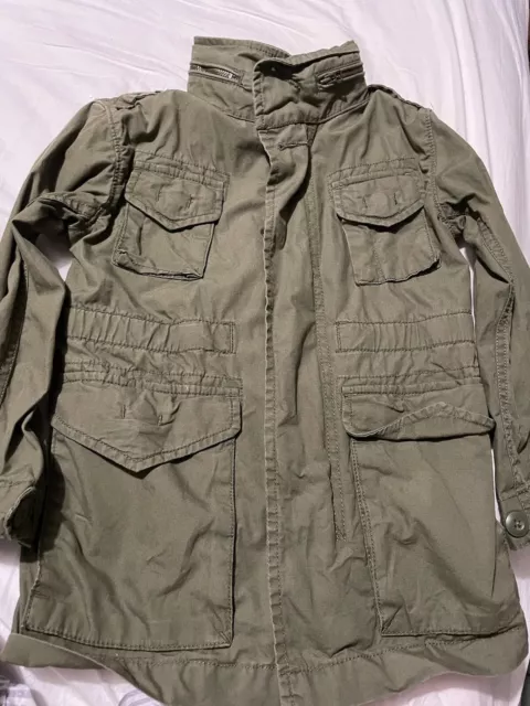 boys Gap military style field jacket coat XS age 4-5