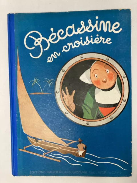 Bande dessinée ancienne Bécassine en Croisière 1936