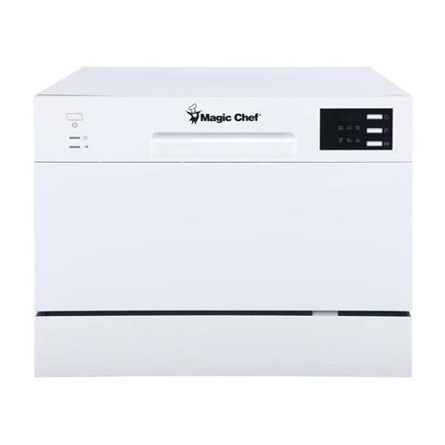 Magic Chef 6 Place Setting Countertop Dishwasher MCSCD6W5 6 Place Setting