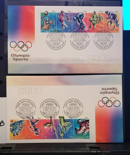 2000 Olympic Sports Decimal Fdc (Ref8/27B)