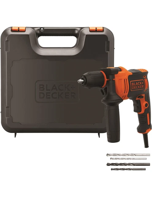 Perceuse à Percussion BEH710K 710W Avec Malette Black + Decker