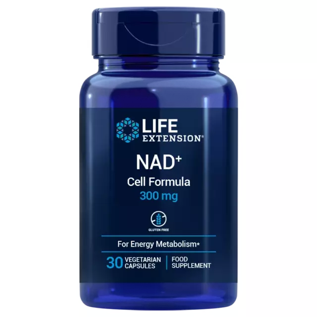 Life Extension NAD+ Cell Formula 300 mg EU, 30 Kapseln