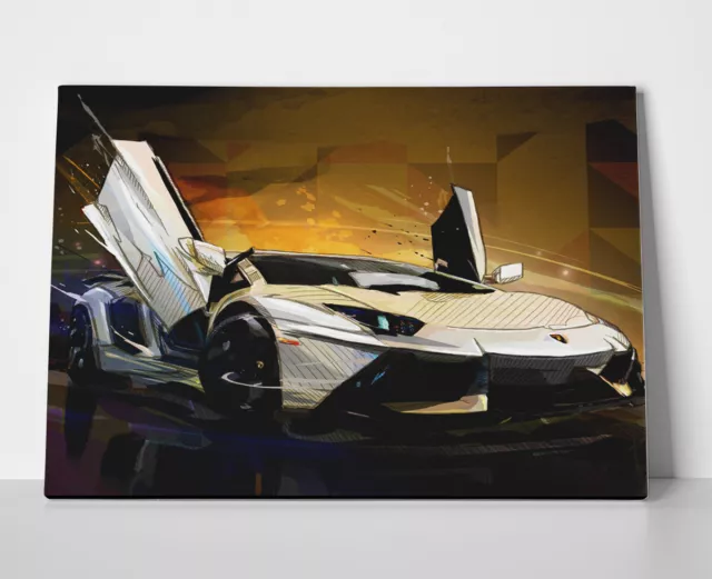 Lamborghini Art Poster or Canvas