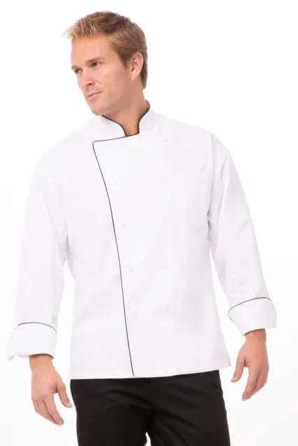 Chef Works Mens Sicily Executive Chef Coat (TRCC)