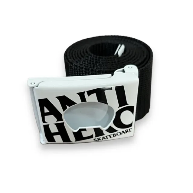 Anti Hero Skateboards White Belt Buckle w/ Bottle Opener Skate Vans Spitfire Vtg