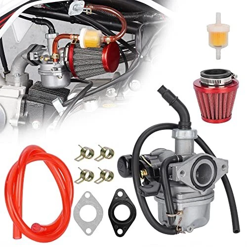 Kit Carburateur ATV 125cc Kit Carburateur PZ19 + Bougie + Filtre à Air | Compatible 90cc 125cc ATV, Quad, Dirt Bike TaoTao, Sunl, Lifan Starter Câble Carburateur