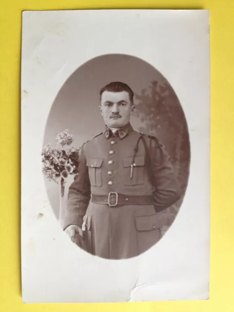 1927 MAYENCE MILITARY SOLDIER 21th Regiment Auguste CARAT Photo Card