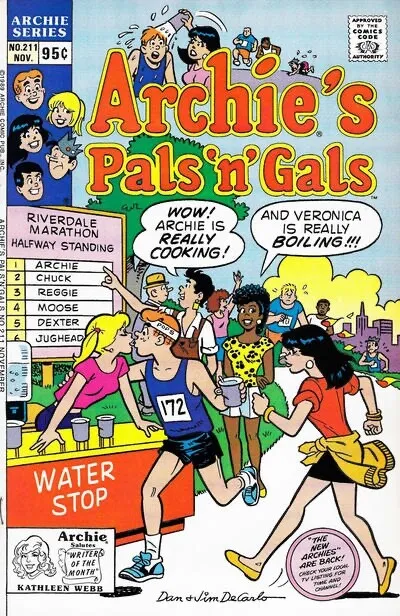 ARCHIE'S PALS 'N' GALS #211 F, Direct, Comics 1989 Stock Image