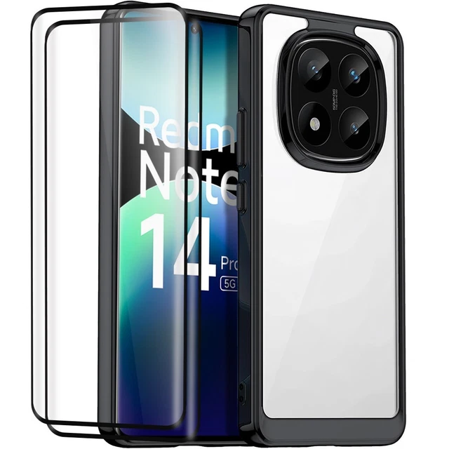 Coque Intégrale Hybride Transparente Pour Redmi A5 A3 14C 13C Note 14 Note 13 12 - Neuf
