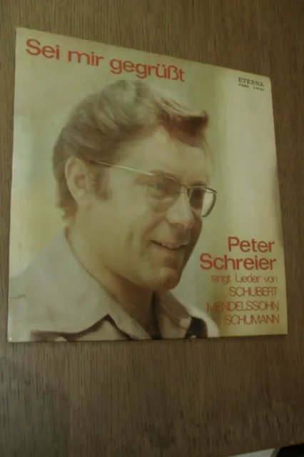 LP Peter Schreier Sei mir gegrüßt Lieder Schubert  Vinyl ETERNA DDR 8 26 937