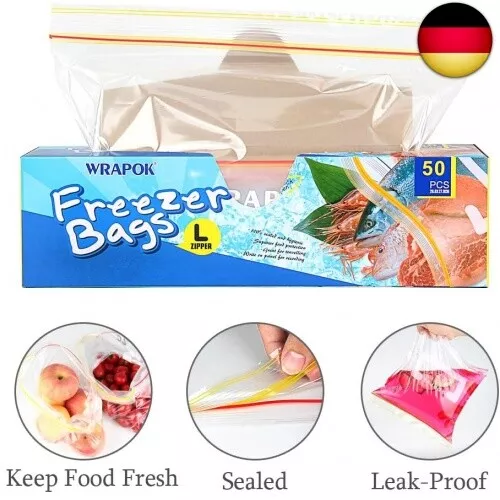 Freezer Bag Gefrierschrank Tasche Lebensmittel Lagerung Taschen Gallonen 2