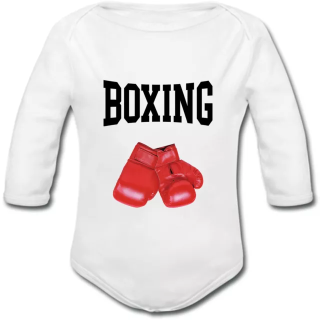 Body Bébé Gants de Boxe Boxing - garçon fille ring sport cadeau de naissance