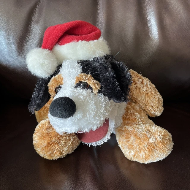 FINE TOYS Barking Christmas Song Puppet Interactive Puppy Dog Plush 9