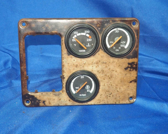 FREIGHTLINER FLD DASH Gauge Cluster Instrument Panel Water Oil Temp H2O