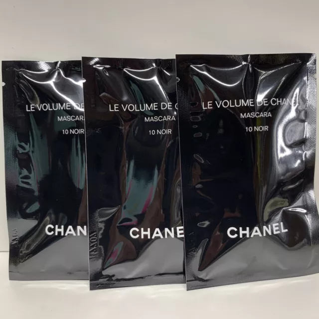 3 X CHANEL Le Volume de Chanel Mascara 10 NOIR BLACK 1g / 0.03oz each  $13.99 - PicClick