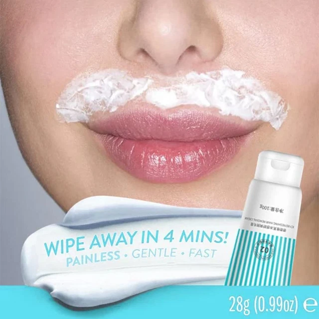 Épilation faciale Épilation des lèvres supérieures Crème d'épilation Fuzz Pêche