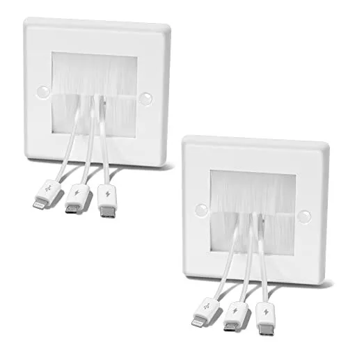 Cord Hider Wall Mounted TV 315 Cord Cover Wall Cable Hider Wire Covers for Cords  Cable Raceway Wire Hiders for TV On Wall TV, Cable Cover White Paintable  w/32 Pcs. Conn. 