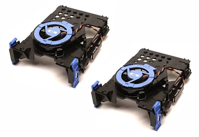 Lot of 2 Dell OptiPlex 780 760 755 745 SFF Hard Drive Caddy w/ Fan 0NH645 Lot of 2 Dell OptiPlex 780 760 755 745 SFF Hard Drive Caddy w/ Fan 0NH645