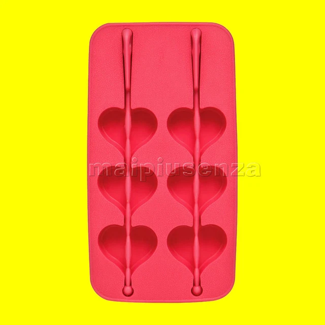 Stampi per cubetti di ghiaccio a forma di cuore: stampi in