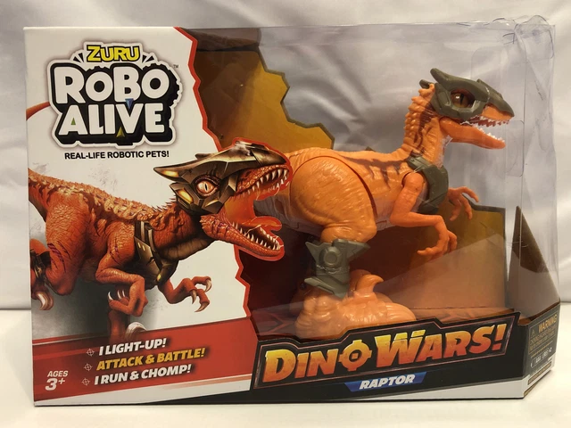 ZURU ROBO ALIVE Dino Wars Electronic Raptor Dinosaur Robot Toy [G2] New ...