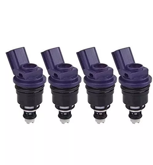GENUINE 370cc 375cc fuel injectors x 4 for SR20DET SIDE FEED FLOW MATCHED