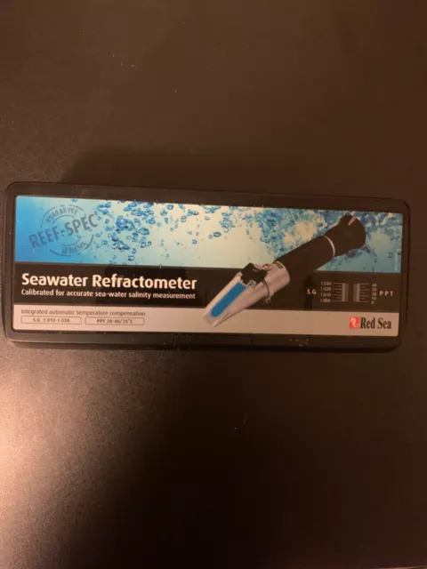 Seawater Refractometer Aquarium Salinity Saltwater Testing Hydrometer - Red Sea