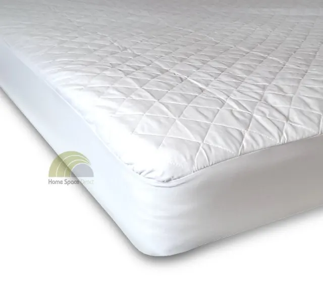 Quilted Mattress Protectors or Pillow Protectors Polycotton All Sizes BARGAIN