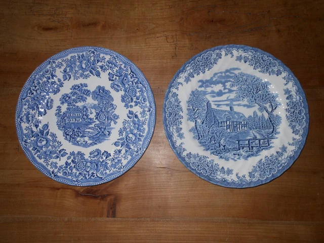 2 très belles assiettes en céramique CHURCHILL The Georgian collection ENGLAND