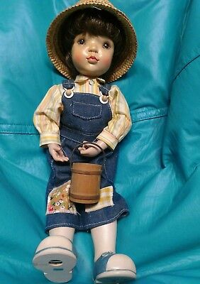 ANRI 14” WOOD doll, hand carved "HENRY" by Sarah Kay 1991 LIMITED EDITION ITALY