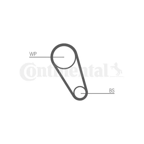CONTINENTAL CTAM Pompe à eau + kit de courroie de distribution pour