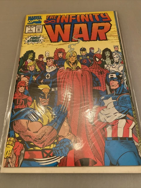 The Infinity War #1 Marvel Comics First Strike 1992 Vintage Fold Out Cover