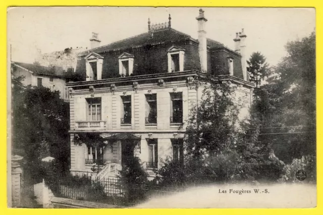 cpa RARE NANCY (Meurthe et Moselle) VILLA Les FOUGÈRES rue de METZ in 1918