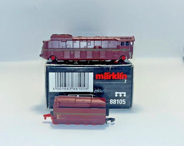 Z SCALE MARKLIN 88105 DRG German Steam With Tender New 5