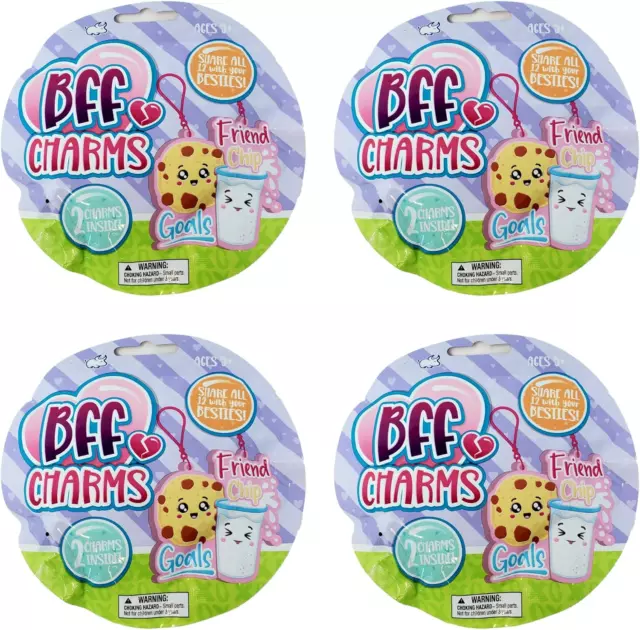 BFF Charms 2 Pack - 1 for You - 1 for Your Bestie - Lot of 4 Blind Bags
