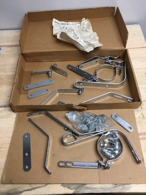 NOS Honda CB750K Bates Luggage Saddle Bag Mounts Hardware. 4832A. FREE SHIPPING!