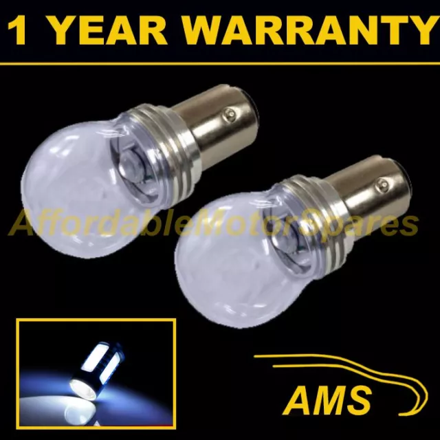 2X 380 Bay15D 1157 White 3 Cree Led Stop Tail Brake Light Bulbs St203201