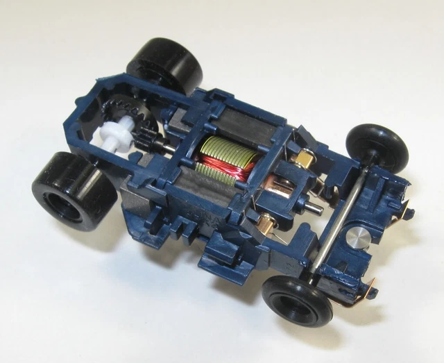 Tyco - 3.5 OHM BANDIT BLUE WIDE PAN-PRO 8 Mags,O-RINGS-*WICKED FAST! /TOMY, AFX Tyco - 3.5 OHM BANDIT BLUE WIDE PAN-PRO 8 Mags,O-RINGS-*WICKED FAST! /TOMY, AFX