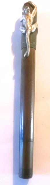 stylo plume  Waterman's  IDÉAL 1903 , Bakélite & agrafe singe argent massif rare