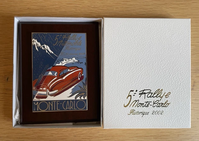 Plaque Émaillée 84ème Édition Rallye Monaco