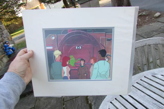 The Real Ghostbusters Original Hand-Painted Cel Royal Animated Art 1986 With Coa