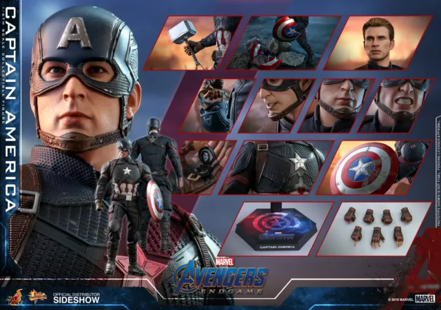 Clearance Sale! Dpd 1/6 Hot Toys Mms536 Avengers: Endgame Captain America Figure