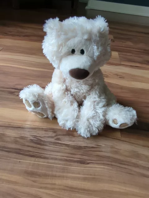 GUND Philbin Teddy Bear Plush Cream Beige Soft Stuffed Animal Toy 12"